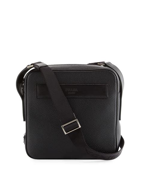 prada mens cross bag|Prada messenger bag men's.